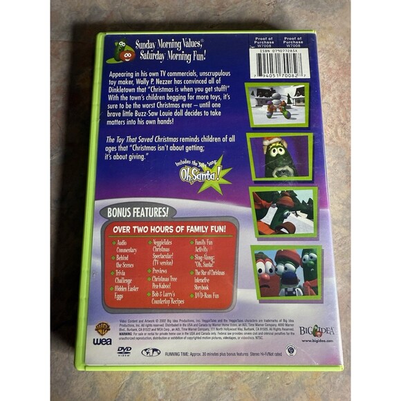 Lot of 4 DVDs- Veggie Tales Classics Musical Stories - Picture 5 of 9